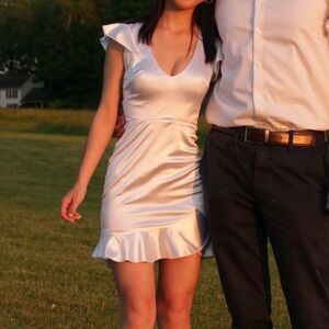 Lucy in the Sky White Mini Dress